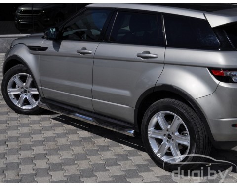 Пороги - трубы "Delux" для Evoque (2011-...).